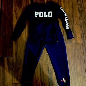 Navy Matching sweatsuit for boys